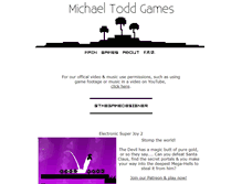 Tablet Screenshot of michaeltoddgames.com